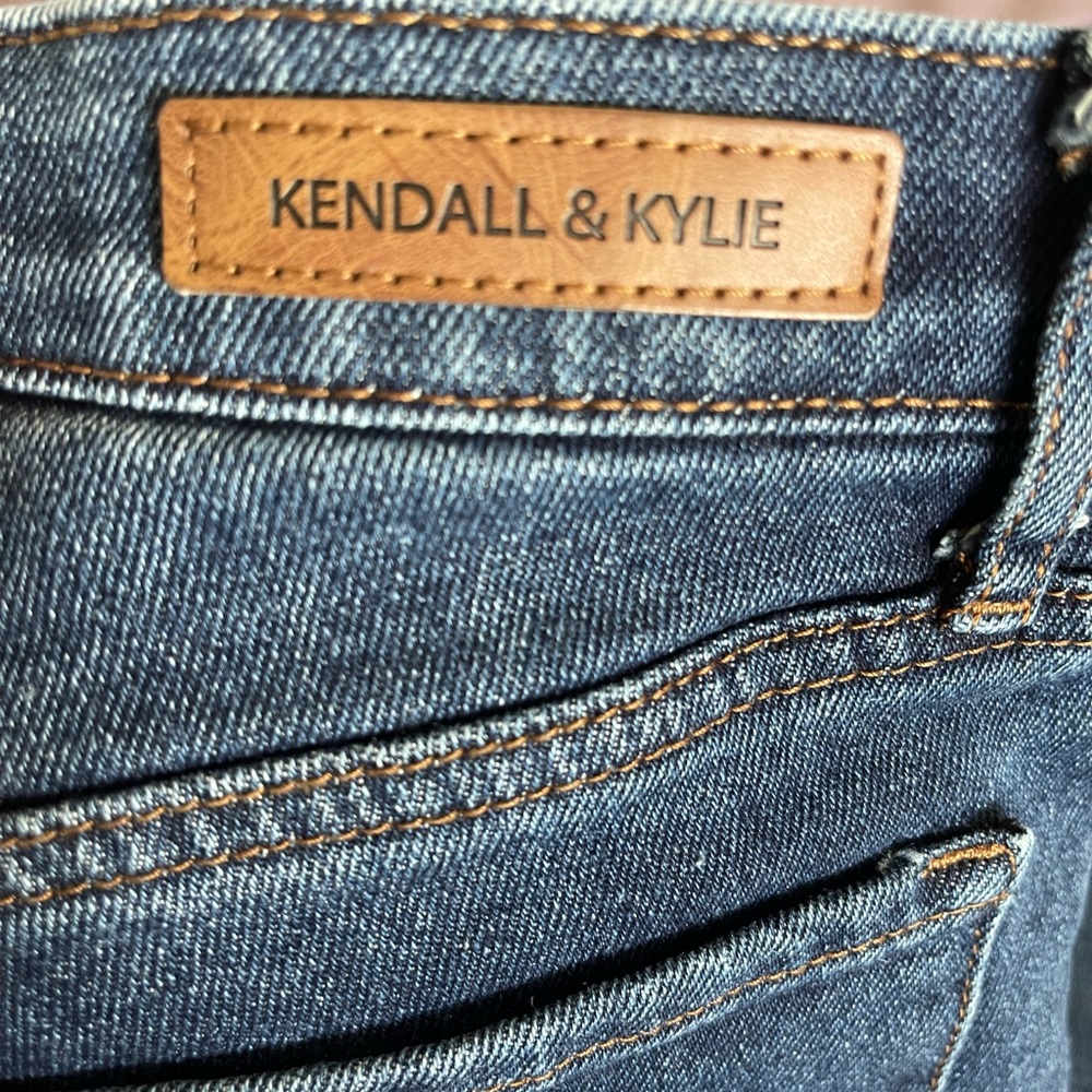 Kendall & Kylie Dark Blue Denim Pants